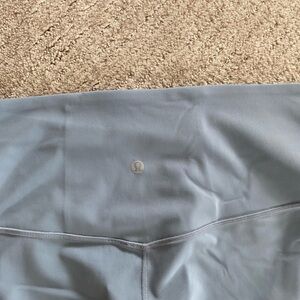 Lululemon leggings, boot cut, blue/grey color, NWOT.